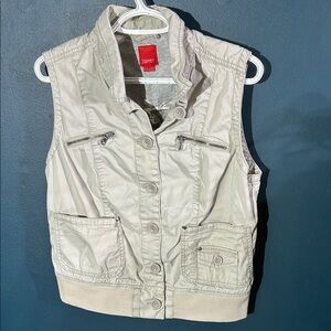 Vintage Esprit Cream Vest for Women Size XL